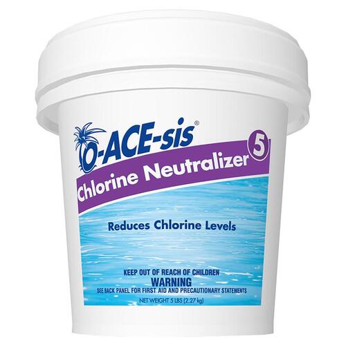 O-ACE-sis F088005040AI-XCP8 Chlorine Neutralizer Granule 5 lb - pack of 8