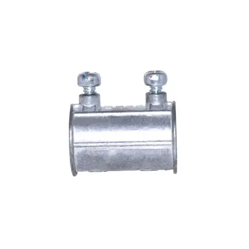 Set Screw Coupling ProConnex 1/2" D Die-Cast Zinc For EMT - pack of 50