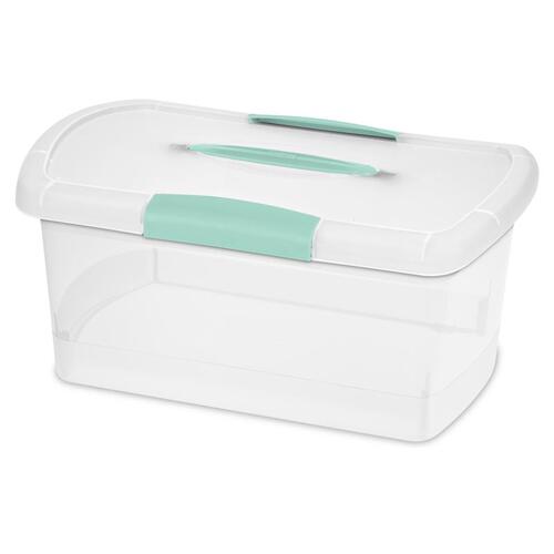 ShowOffs Storage Box, Clear, 15-1/4 in L, 9-3/4 in W, 7-1/8 in H