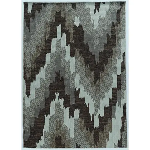 Linon Home Decor RUGDIO1371 Rug 6.5 ft. L X 9.5 ft. W Multi-color Polypropylene Multi-color