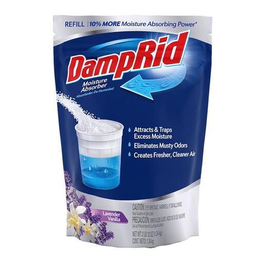 DampRid FG30LVSB-XCP3 Moisture Absorber Refill Lavender Vanilla Scent 44 oz - pack of 3