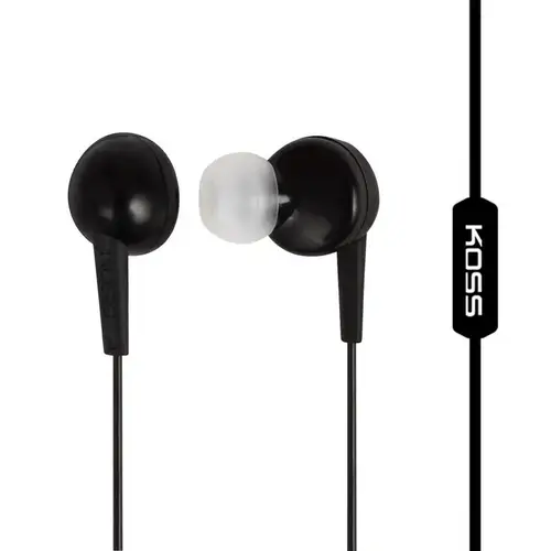 Koss KEB6IK Earbud w/Microphone Black