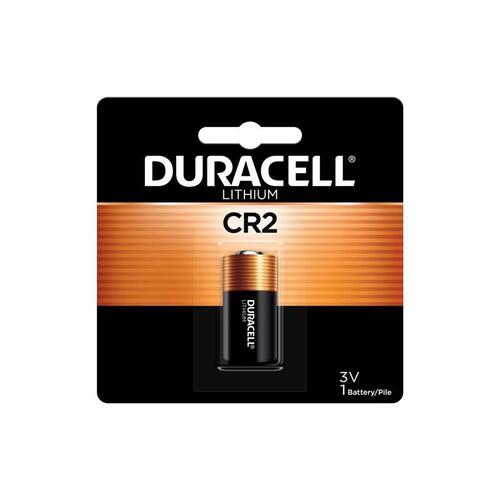 DURACELL DLCR2BPK Battery, 3 V Battery, 800 mAh, CR2 Battery, Lithium, Manganese Dioxide