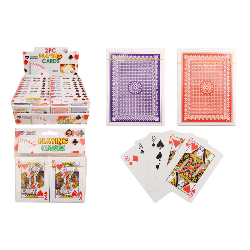 Diamond Visions 11-1535 Playing Cards Plastic Assorted Assorted Pair