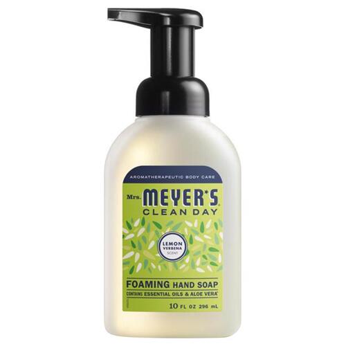 Foam Hand Soap Mrs. Meyer's Clean Day Lemon Verbena Scent 10 oz - pack of 6