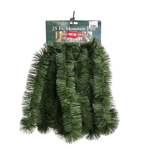 Mountain Pine Christmas Garland 25 ft. L - pack of 6