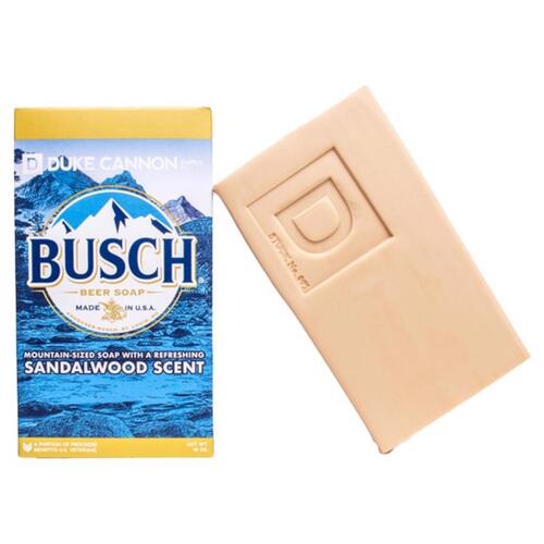 Duke Cannon 01BUSCH1-XCP6 SOAP BEER BUSCH SANDALWD 10OZ - pack of 6