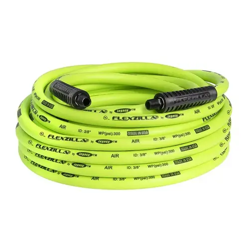 Air Hose 50 ft. L X 3/8" D Hybrid Polymer 300 psi Zilla Green Zilla Green