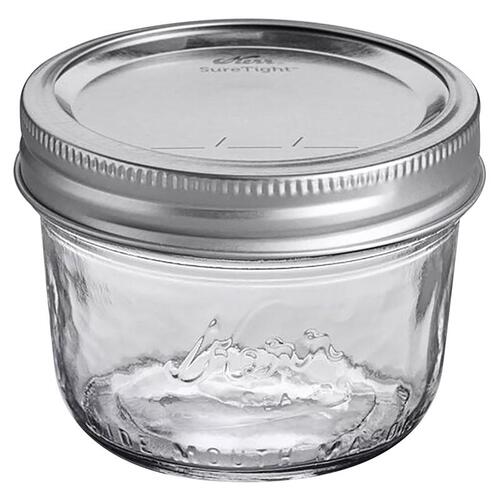 500 Mason Jar, 0.5 pt Capacity, Glass - pack of 12