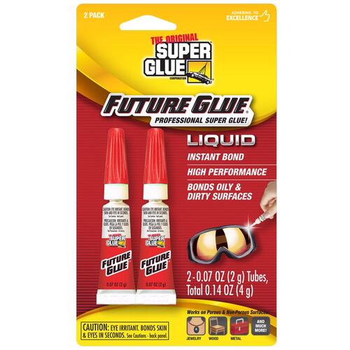 All Purpose Super Glue Future Glue Super Strength 2 pk Clear