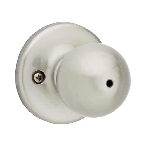 Privacy Knob Polo Satin Nickel Right or Left Handed Satin Nickel