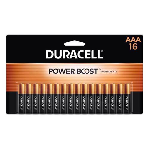 DURACELL 93148 Batteries Coppertop AAA Alkaline 16 pk Carded