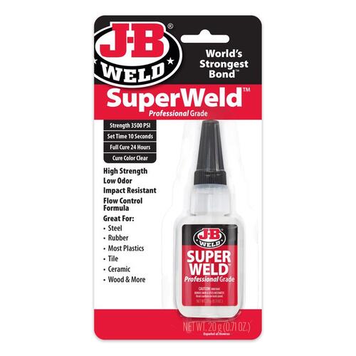 SuperWeld Instant Adhesive, Liquid, Clear, 20 g