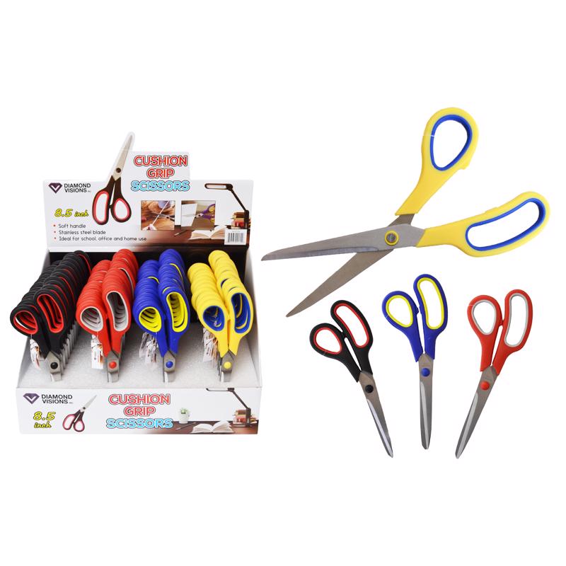 Diamond Visions SC-0179 Grip Scissors Stainless Steel 48 pc Assorted