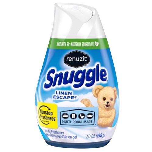 RENUZIT 57269 Air Freshener Snuggle Linen Escape Scent 7 oz Gel