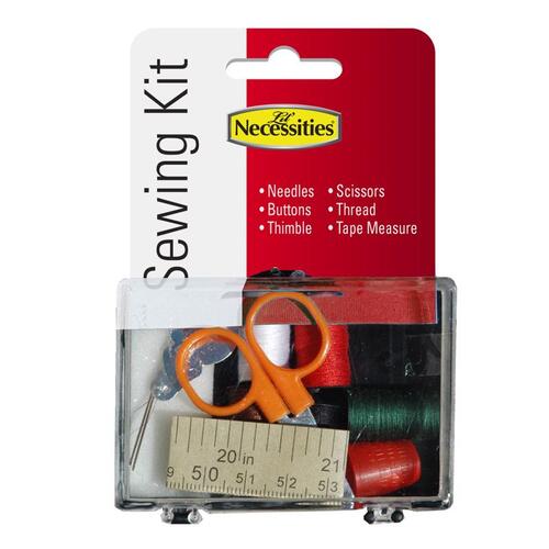 Travel Sewing Kit Health and Beauty Clear - pack of 6
