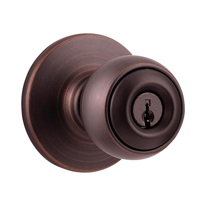 Kwikset 94002-822 Entry Knobs Polo Venetian Bronze 1-3/4" Venetian Bronze