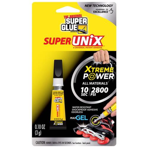 The Original Super Glue 11710504 GLUE SUPER GEL SUPERUNIX 10GRM