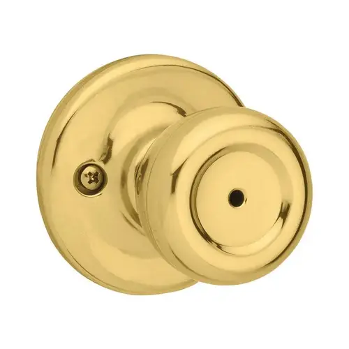 Privacy Knob Mobile Home Polished Brass Right or Left Handed Polished Brass