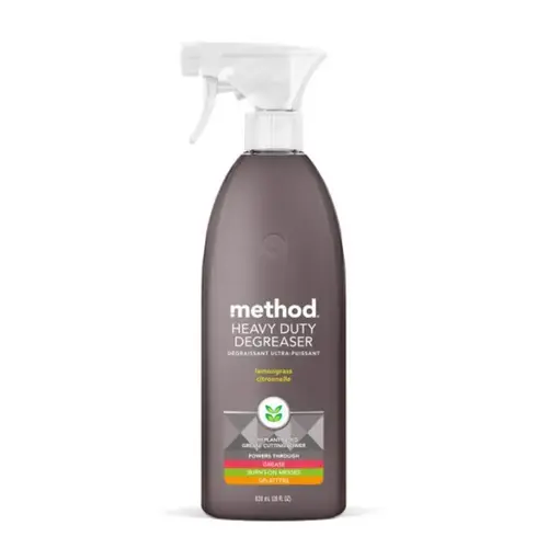 Method 17623 Heavy Duty Degreaser, Oven Cleaner and Stove Top Cleaner, Lemongrass, 28 oz.