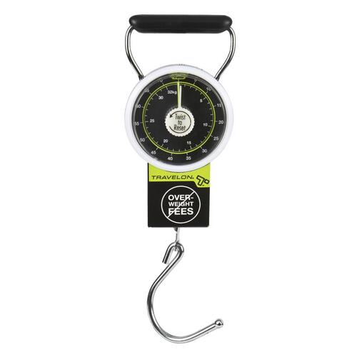Stop and Lock Luggage Scale Black Black
