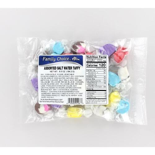 Family Choice 1168-XCP12 Taffy Candy, Assorted Fruits Flavor, 6.5 oz - pack of 12