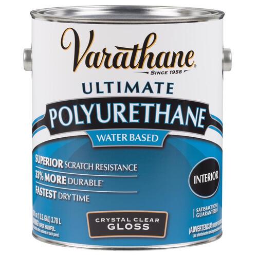 Polyurethane, Gloss, Liquid, Crystal Clear, 1 gal, Can