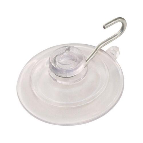 Hook Medium Clear Metal/Plastic 1-3/4" L 3 lb Clear - pack of 72