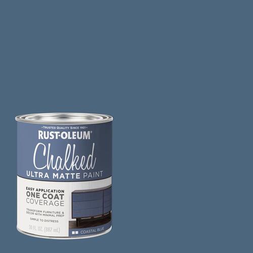 CHALKY Paint, Ultra Matte, Coastal Blue, 30 oz, Can