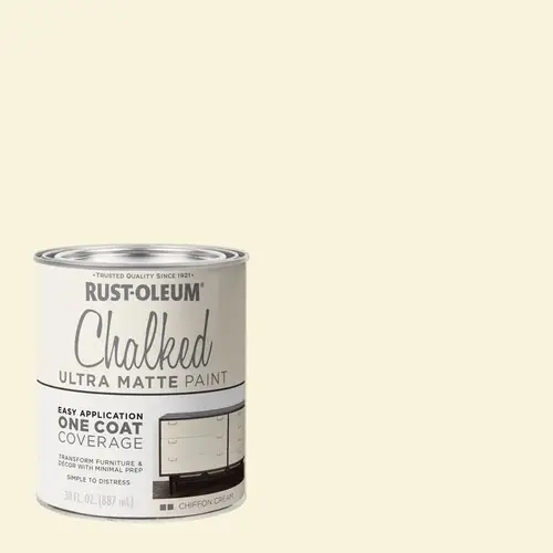 CHALKY Paint, Ultra Matte, Chiffon Cream, 30 oz, Can