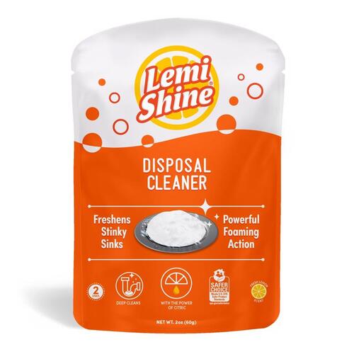 Lemi Shine 030212010-XCP10 Garbage Disposal Cleaner Lemon Scent 8.46 oz Powder - pack of 10