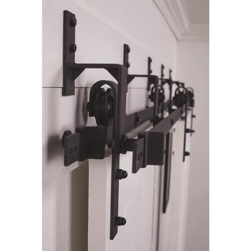 ACME BD670-09600MB Sliding Door Track Kit  Matte Black