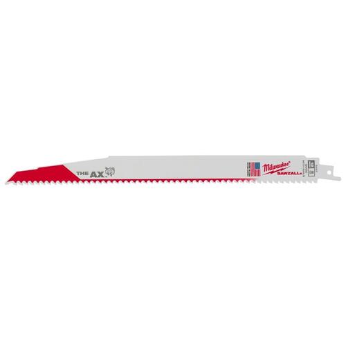 Reciprocating Saw Blade The Ax Sawzall 12" Bi-Metal 5 TPI White - pack of 10