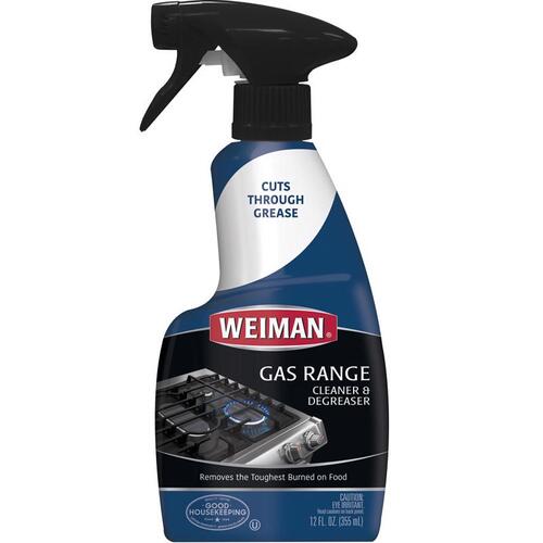 Weiman 79 Gas Range Cleaner, 12 oz, Liquid, Citrus, Clear