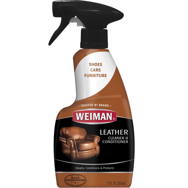 Weiman 75 Cleaner and Conditioner, 12 oz Spray Bottle, Paste, Lemon, White