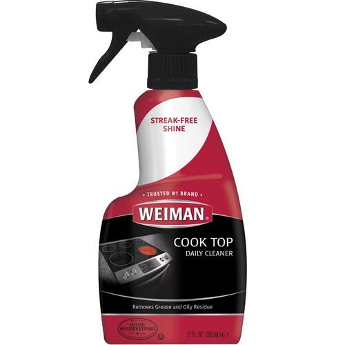 Weiman 70A 70 Cooktop Cleaner, 12 oz, Liquid, Apple, Clear