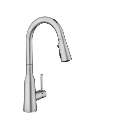 Pull-Down Kitchen Faucet Zyla One Handle Stainless Steel Motion Sensing Smart Stainless Steel