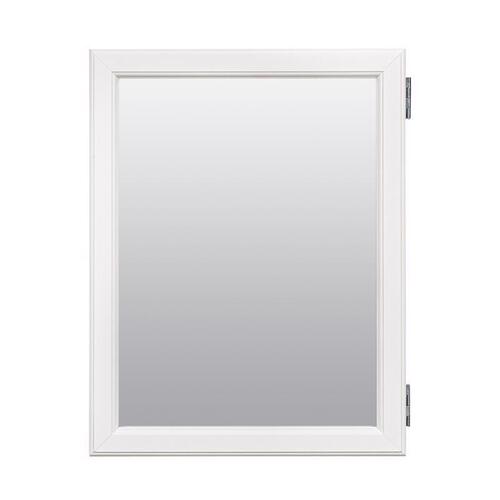 Zenith Products W16 Medicine Cabinet/Mirror 19.25" H X 15.25" W X 4.25" D Rectangle White