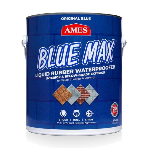 Waterproof Coating Blue Max Liquid Rubber Blue 1 gal Blue - pack of 4