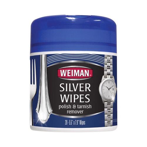 Weiman 48 Silver Polish Mild Scent 20 wipes
