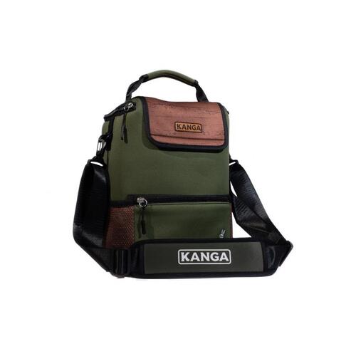Kanga P01-ST-WOOD Cooler Pouch Green 12 cans Green