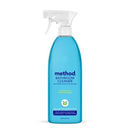 Method 00008 8 Bathroom Cleaner, 28 oz, Liquid, Herbaceous, Colorless/Translucent
