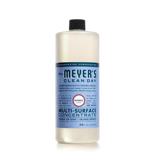 Multi-Surface Cleaner Mrs. Meyer's Clean Day Bluebell Scent Concentrated Organic Liquid 32 oz