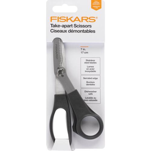 Fiskars 94717097 Scissors 3" L Stainless Steel Kitchen 1 pc Orange