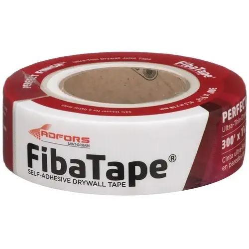 Perfect Finish Drywall Tape Wrap, 300 ft L, 1-7/8 in W, White