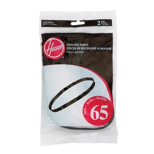 HOOVER AH20065 Style 65 Flat Non-Stretch Vacuum Cleaner Belt 65 Pair