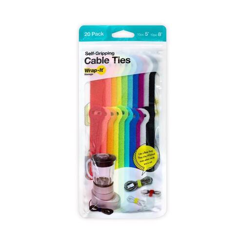 Wrap-It 420-48MC-XCP6 TIE CABLE ASSORTED 5IN & 8IN - pack of 120
