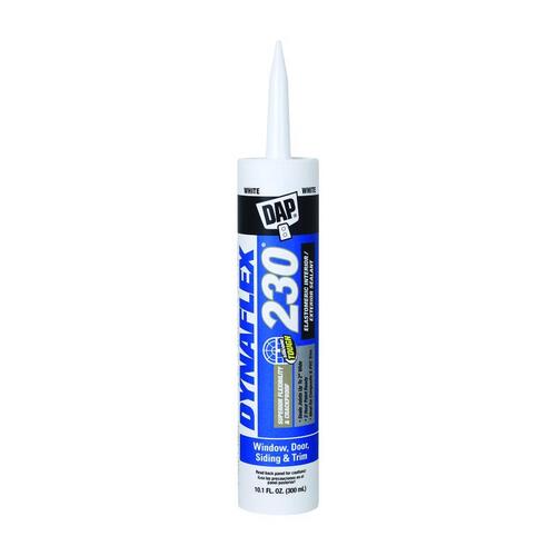 Sealant Dynaflex 230 White Elastomeric Door/Siding/ Window 10.1 oz White