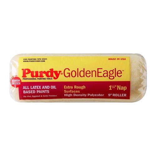 Purdy 144608097 Golden Eagle 608097 Paint Roller Cover, 1-1/4 in Thick Nap, 9 in L, Polyester Cover