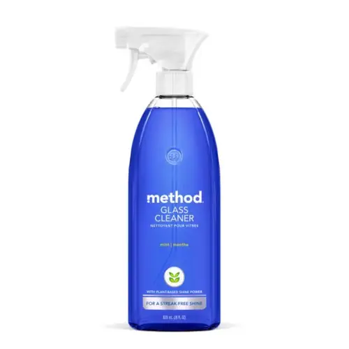 3 Glass and Surface Cleaner, 28 oz Bottle, Liquid, Mint